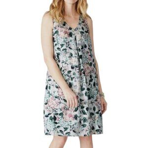 J. Jill floral linen sleeveless mini dress size M
